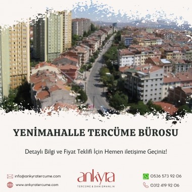 Yenimahalle Tercüme Bürosu